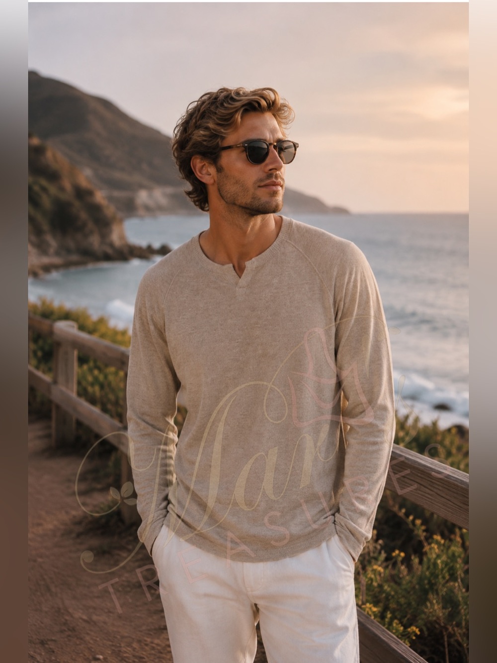 Good Man Brand Extra Fine Merino Wool Sweater Top Sz L